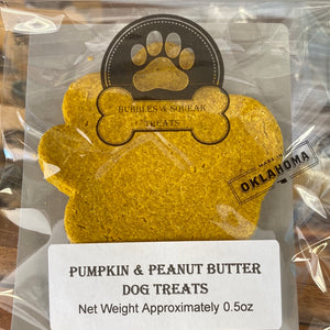 Pumpkin & Peanut Butter Pet Treat - VNDR Bubbles & Squeak