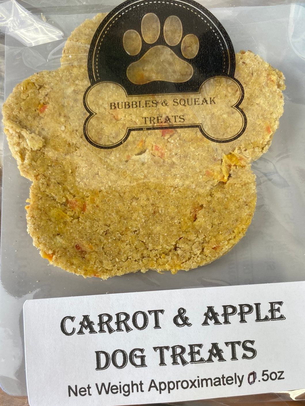 Carrot & Apple Pet Treats - VNDR Bubbles & Squeak