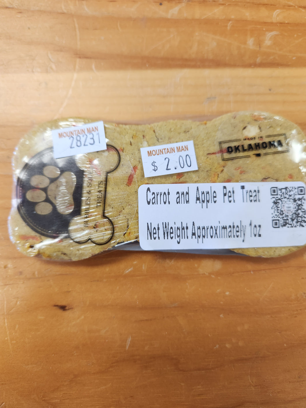 Carrot and Apple Pet Treat -VNDR Bubbles and Squeak