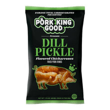 Load image into Gallery viewer, Pork King Good Dill Pickle Pork Rinds  1.75oz Bag
